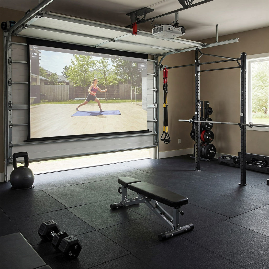 Transform Your Home Gym with a Lifestyle Garage Door Screen